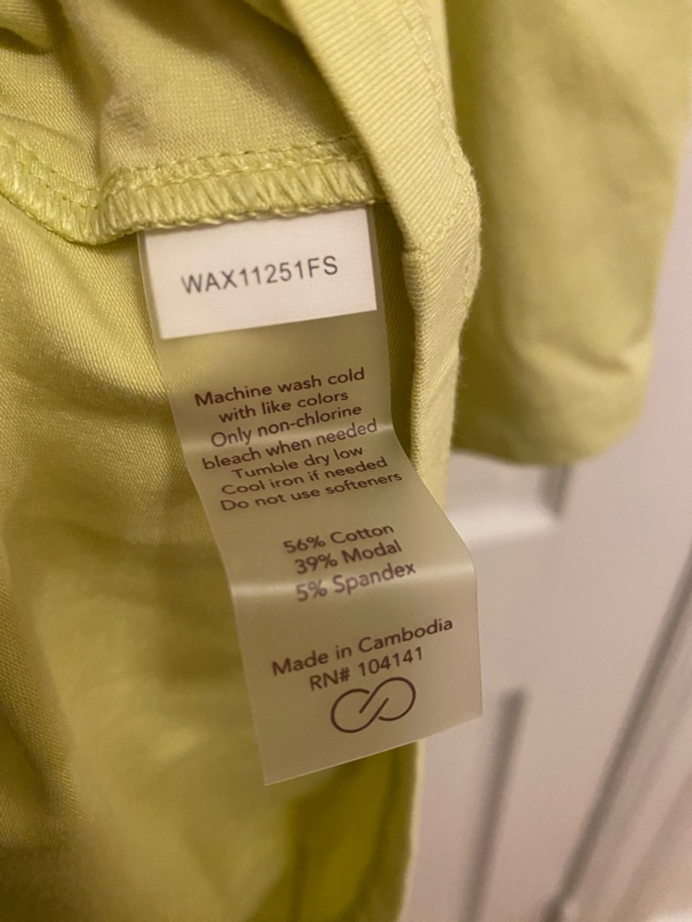 NWT Calia Women’s Everyday Relaxed Tee Light Green Athletic Workout Crewneck XXL - Picture 2 of 3